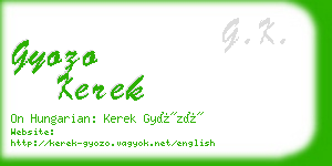 gyozo kerek business card